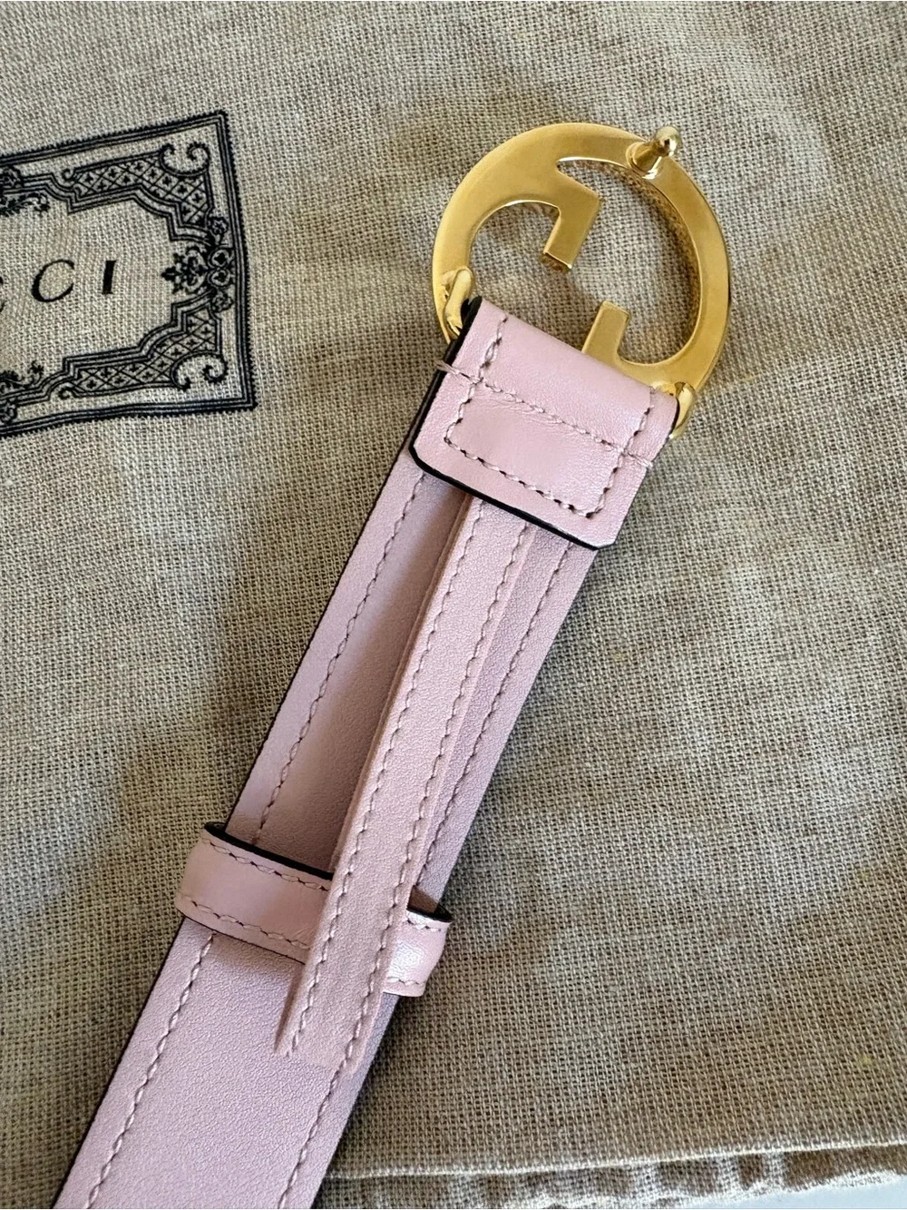 GUCCI Blondie Women’s Belt Blush Pink - NEW - Size 100/40